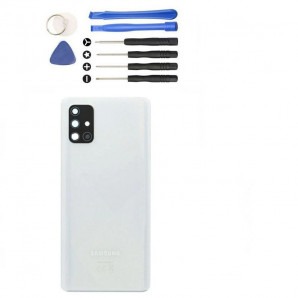 Samsung Galaxy A71 Rückseite Akkudeckel  (weiß) - Set