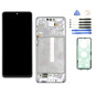 Samsung Galaxy A73 5G (2022) Display + Touchscreen mit Rahmen (weiß) - Reparaturset
