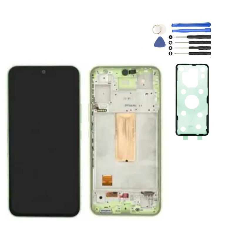 Samsung Galaxy A54 5G Display (Lime) Touchscreen mit Rahmen Samsung Galaxy A54 5G Display (Lime) Touchscreen mit Rahmen