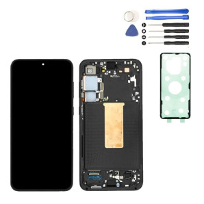 Samsung Galaxy S23 Plus S916B Display + Touchscreen mit Rahmen Phantom black - schwarz