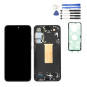 Samsung Galaxy S23 Plus S916B Display + Touchscreen mit Rahmen Phantom black - schwarz