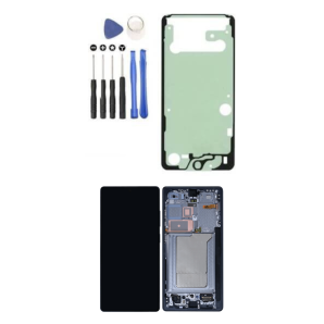 Original Samsung Galaxy S25 Ultra Display mit Rahmen und Werkzeugset.