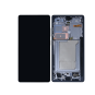 Original Samsung Galaxy S25 Ultra Komplettbildschirm mit Rahmen schwarz.