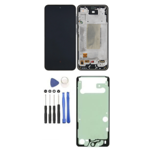 Display-Reparaturset mit Werkzeug und Klebefolie