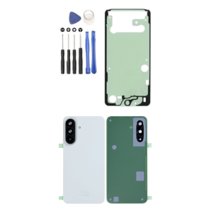 Galaxy A37 Rückseite Weiß (White) mit Kameralinse inkl. Werkzeugset und Klebestreifen