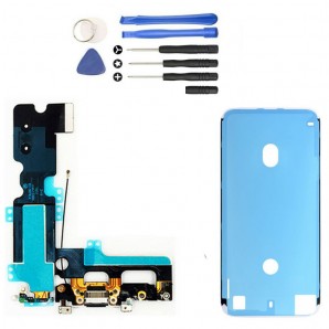 iPhone 7 Plus Ladebuchse mit Mikrofon Flexkabel (weiß)