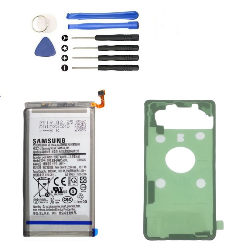 Samsung Galaxy S10 Akku Original ( EB-BG973ABU ) - Reparaturset Samsung Galaxy S10 Akku Original ( EB-BG973ABU ) - Reparaturset