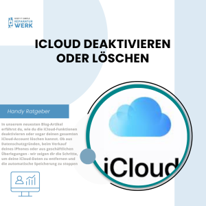 iCloud deaktivieren oder löschen
